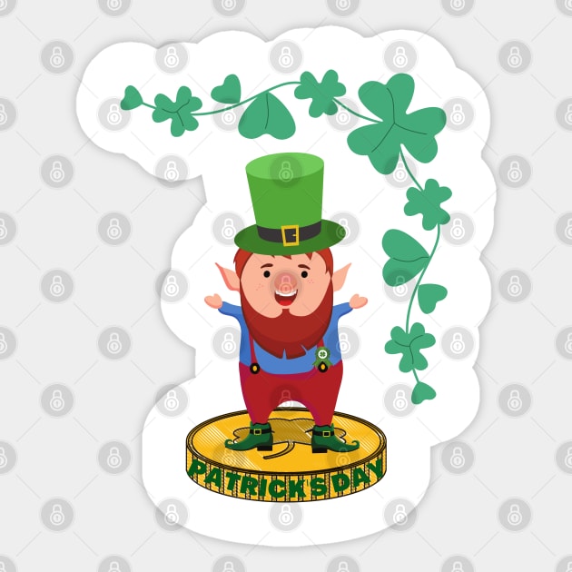 st patrick celebration Sticker by Benlamo